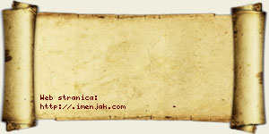 Jana Jevđenović vizit kartica